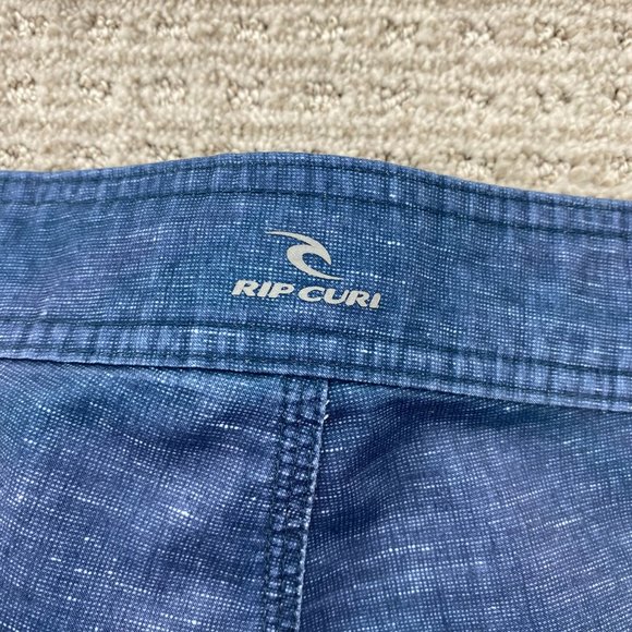 Rip Curl Swim Trunks Men 34 Blue Board Shorts Short Pants Swimming Bathing Suit - Picture 9 of 15